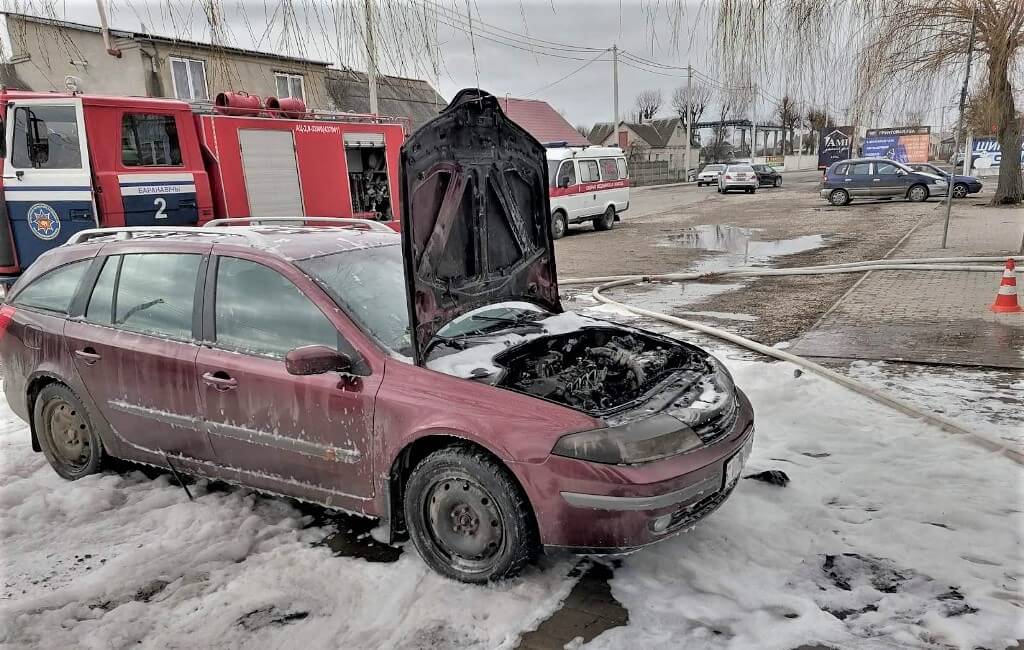 Пожар авто ул. Грунтовая Барановичи